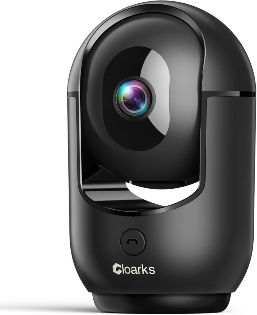 2K Pan/Tilt Security Camera, WiFi Indoor Camera for Home Security with AI Motion Detection, Baby/Pet Camera with Phone App, Color Night Vision, 2-Way Audio, 24/7, Siren, TF/Cloud Storage