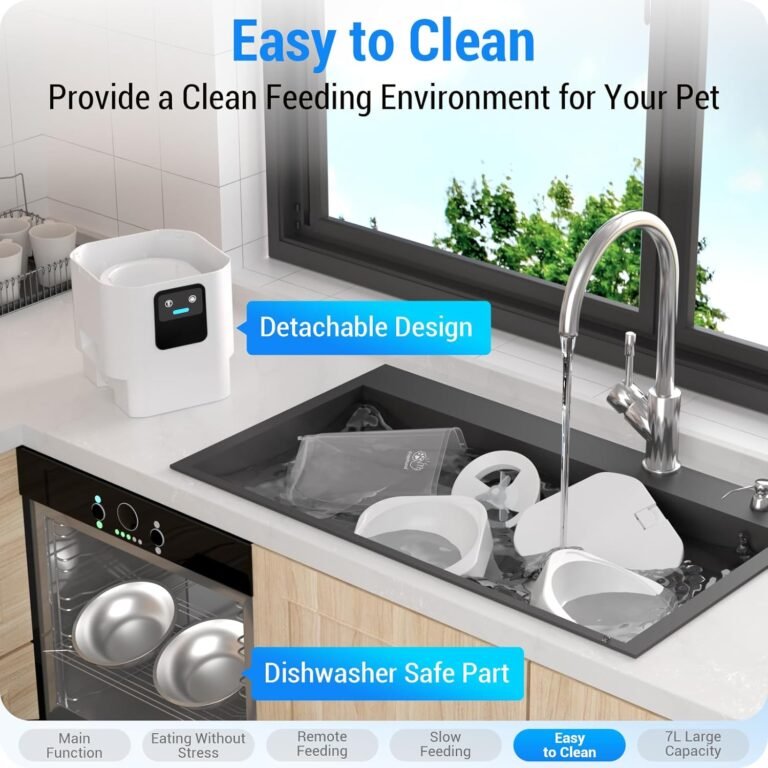 7l automatic cat feeder with slow feed review