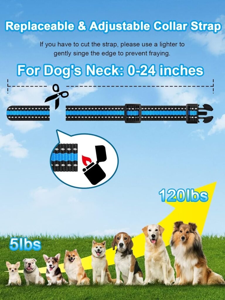 Bousnic Dog Shock Collar 2 Dogs (5-120Lbs) - 3300 ft Waterproof Training Collar for Dogs Large Medium Small with Rechargeable Remote, Beep (1-8) Vibration (1-16) and Humane Shock (1-99) Modes Bousnic Dog Shock Collar 2 Dogs (5-120Lbs) - 3300 ft Waterproof Training Collar for Dogs Large Medium Small with Rechargeable Remote, Beep (1-8) Vibration (1-16) and Humane Shock (1-99) Modes