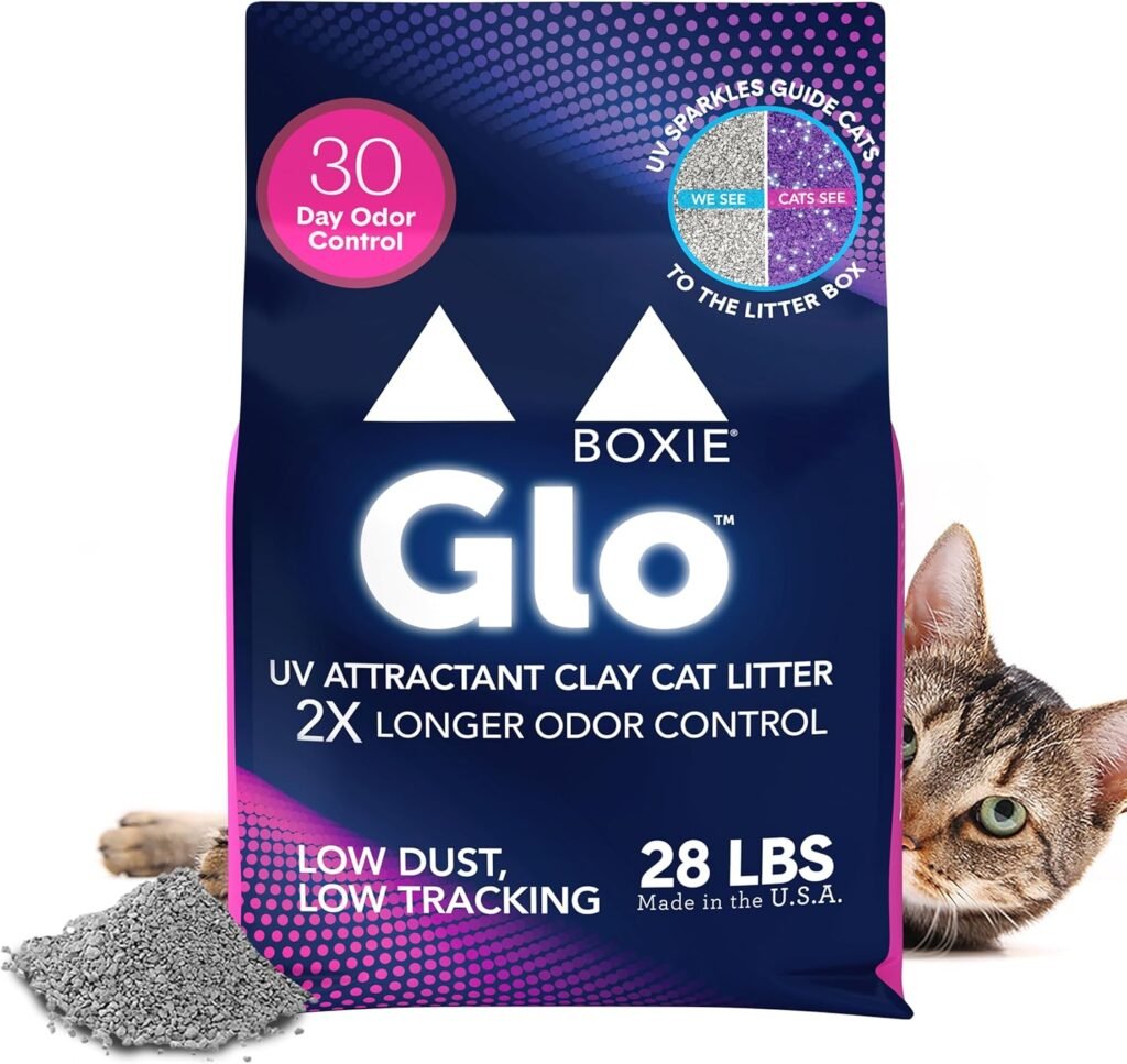Boxie® Probiotic Cat Litter 40 Day Natural Odor Control, 16lb Clumping Kitty Litter (Clay)