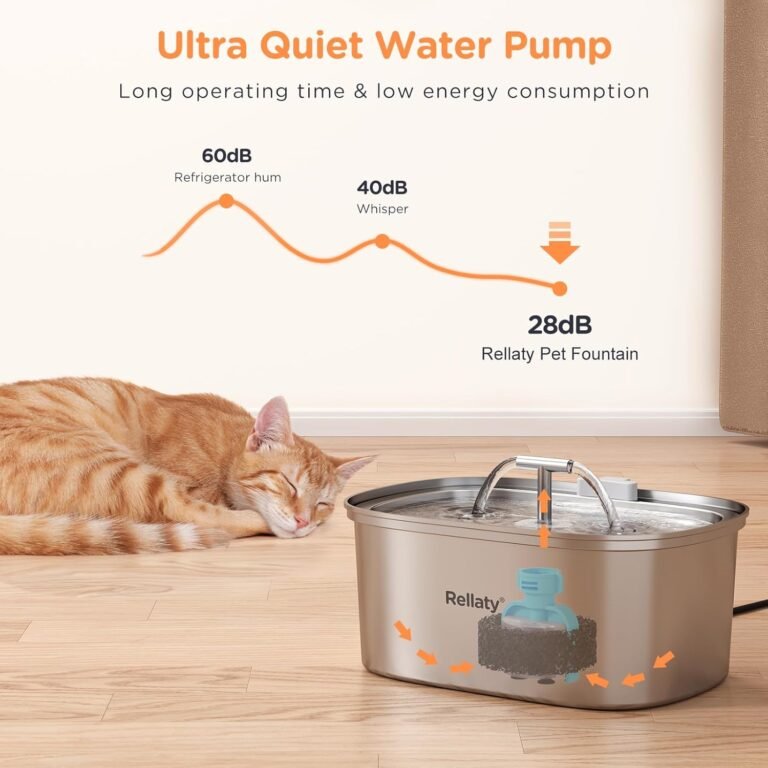 Cat water fountain stainless steel review
