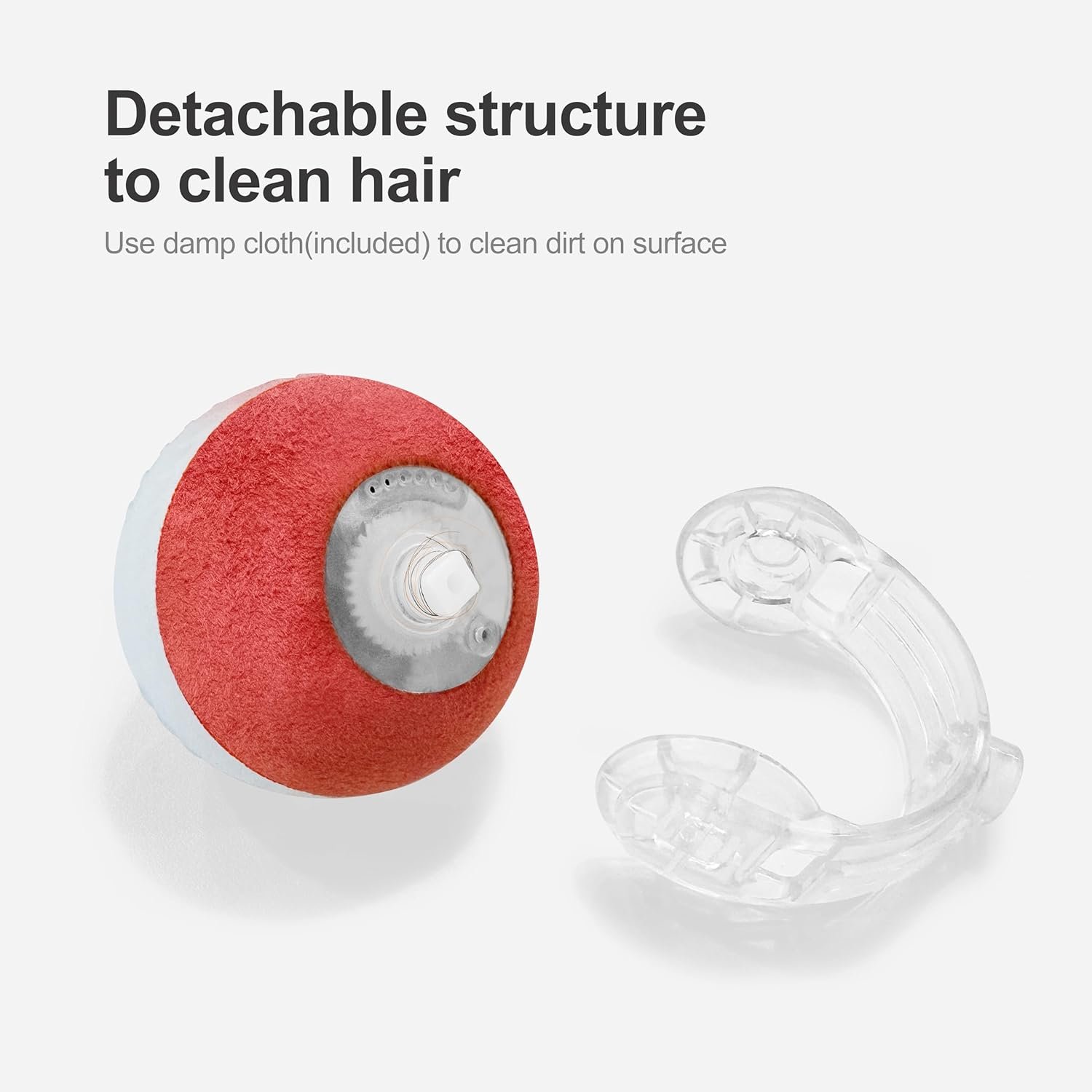 Interactive cat toys for indoor catsthe 3rd generation agile moving cat ball with elastic mesh tailautomatic kitten toys