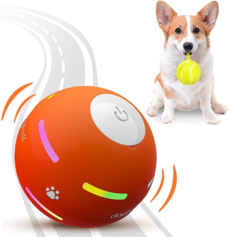 Petdroid interactive dog toys dog ball2025 newly upgraded durable motion activated automatic rolling ball toys forsmallm
