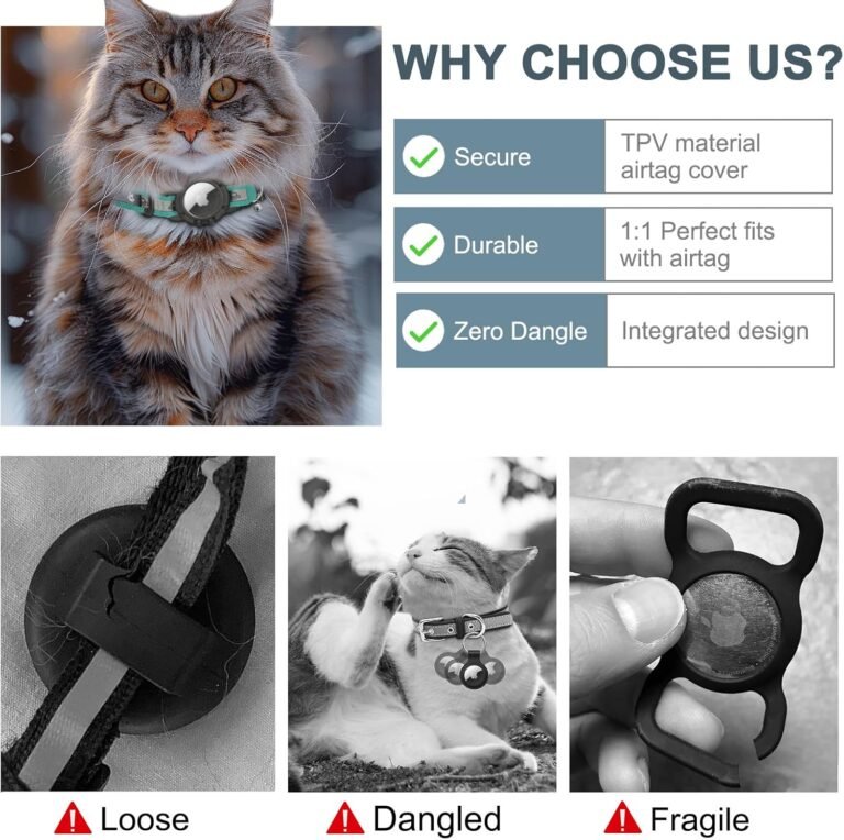 Reflective airtag cat collar review