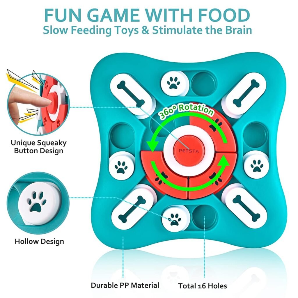 Dog Puzzle Toys - Interactive, Mentally Stimulating Toys for IQ Training  Brain Stimulation - Gift for Puppies, Cats, Dogs