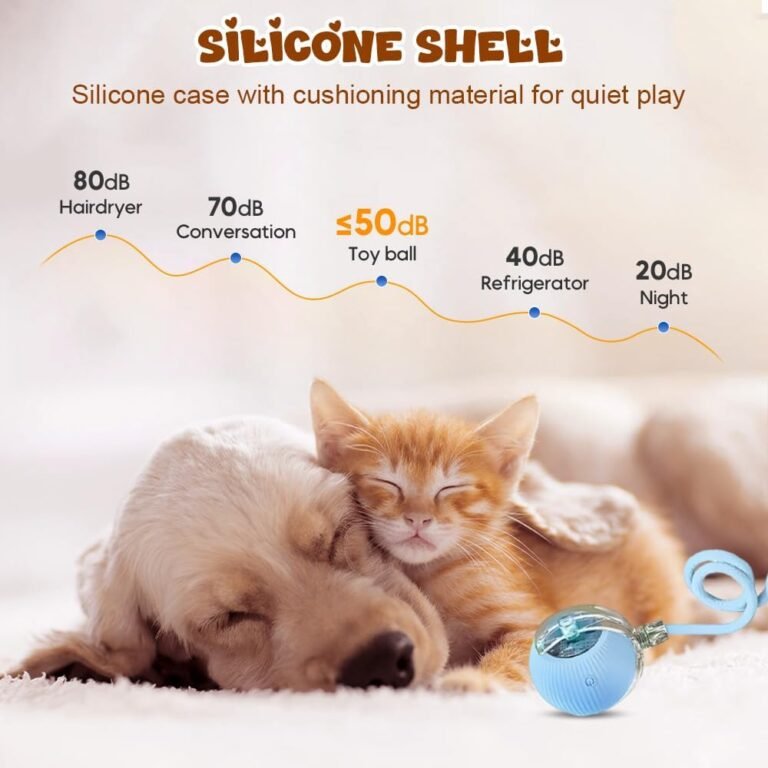 Interactive cat toys ball for indoor cats 2025 new speedy 30 tail cat toy automatic moving catdog balls electric rolling