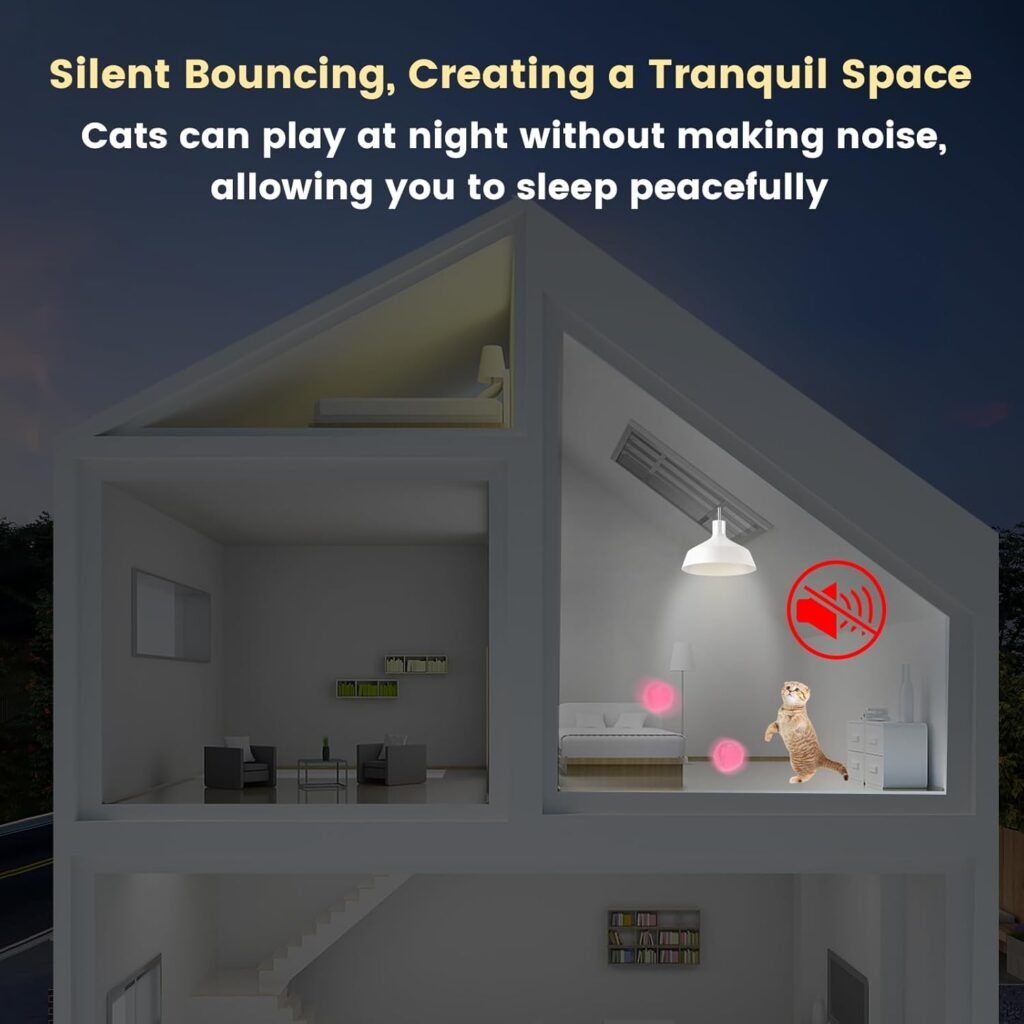 100Pcs Cat Toys Pom Pom Balls with 2 Launchers Set, Interactive Cat Toy Stuff for Indoor Both Adult  Kitten Toys