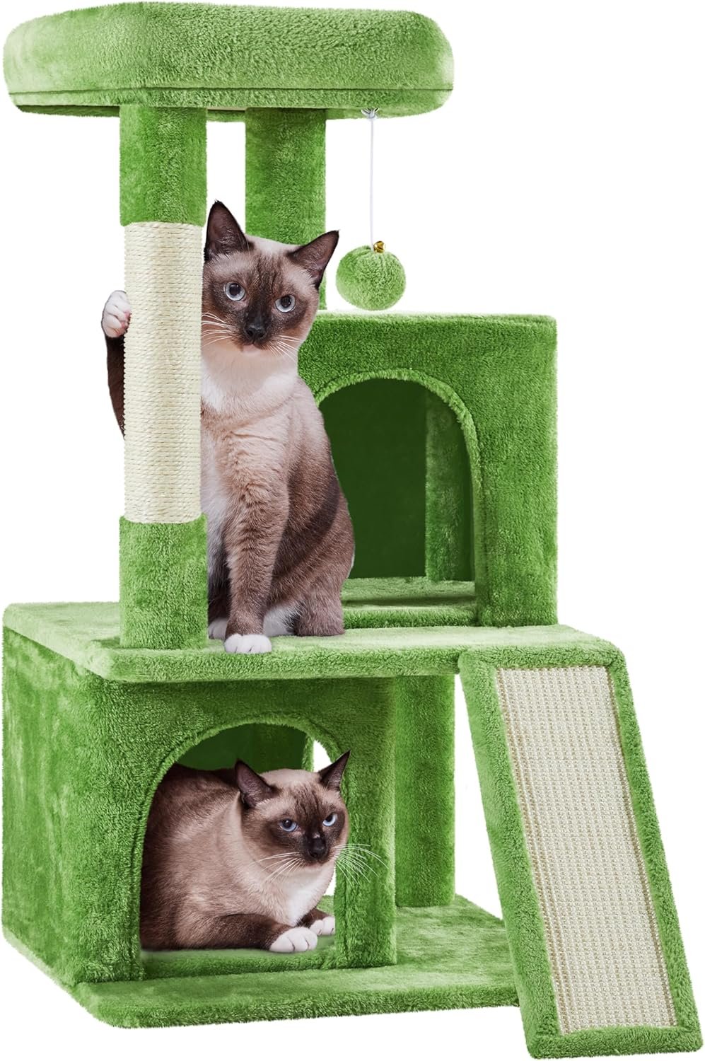 Yaheetech cat tree for indoor pets 36in tower condo wextra large perch scratching posts board dangling ball play structu