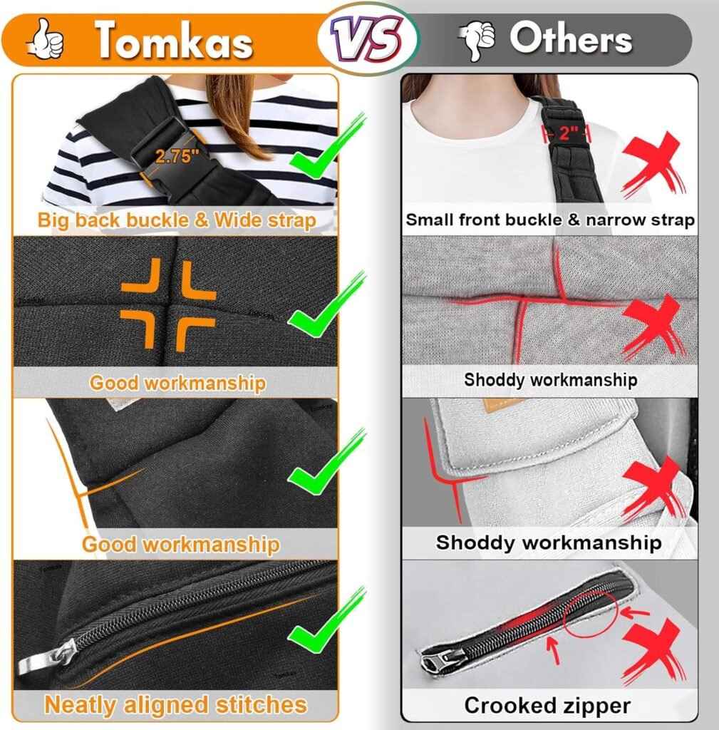 Tomkas Small Dog Sling Carrier - Classic Pocket Classic Strap - for 3-10 lbs Pets(Black)