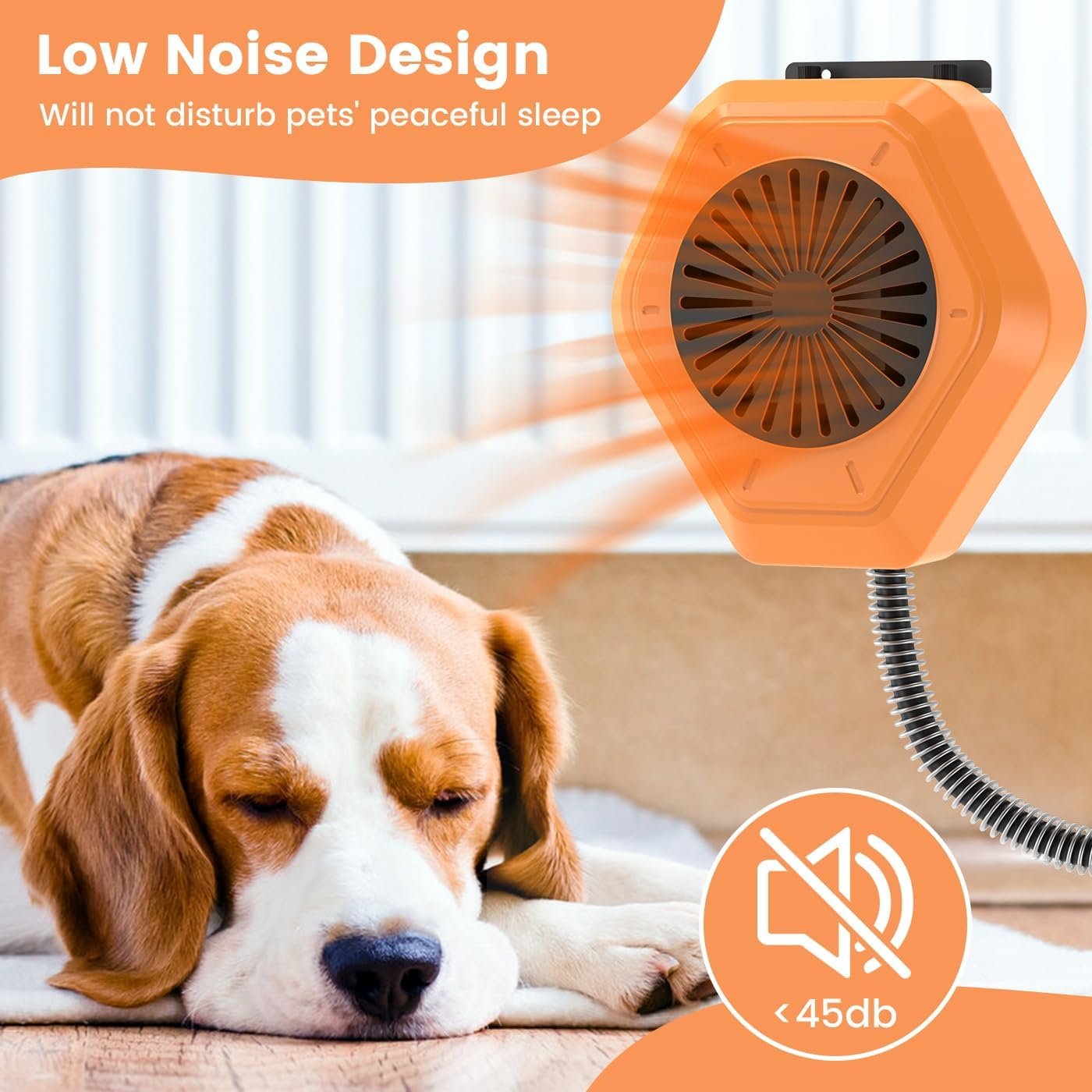 800w dog house heater wall mount 10ft anti bite cord waterproof control outdoor pet heater warmer for chicken coop kenne