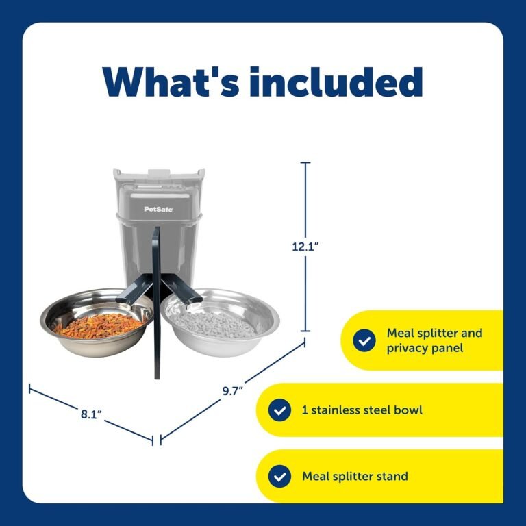 Petsafe smart feed pet feeder automatic cat feeder automatic dog feeder with app compatible with alexa apple android bac