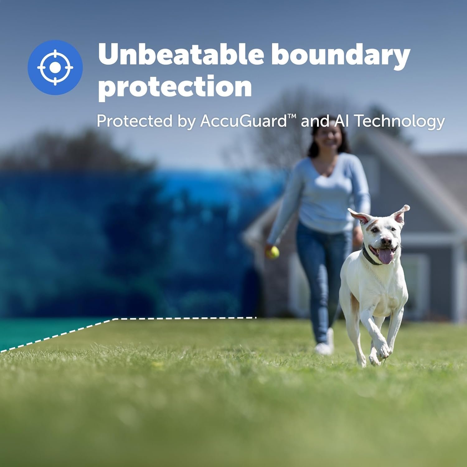 Petsafe guardian gps dog fence advanced accuguard technology wireless virtual fence no subscription required waterproof 1