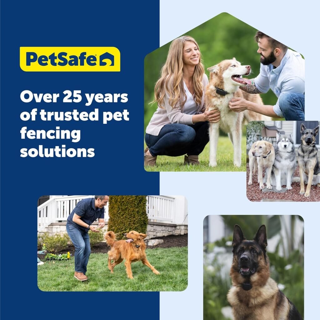 PetSafe Stay  Play Compact Wireless Fence - Portable  No-Dig - Covers Up to 3/4 Acre - for Dogs 5lb+