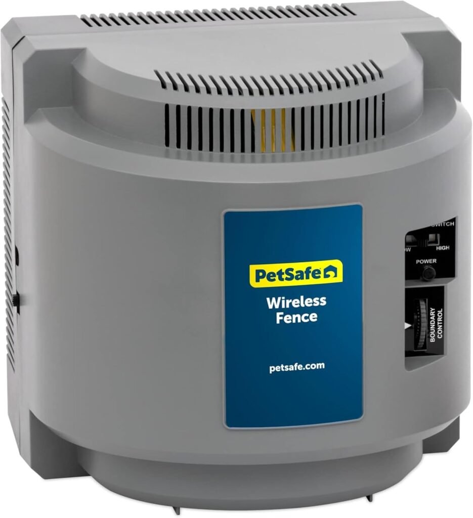 PetSafe Wireless Pet Containment System - Original Wireless Electric Fence for Dogs - Covers Up to 1/2 Acre - for Pets 8lb+