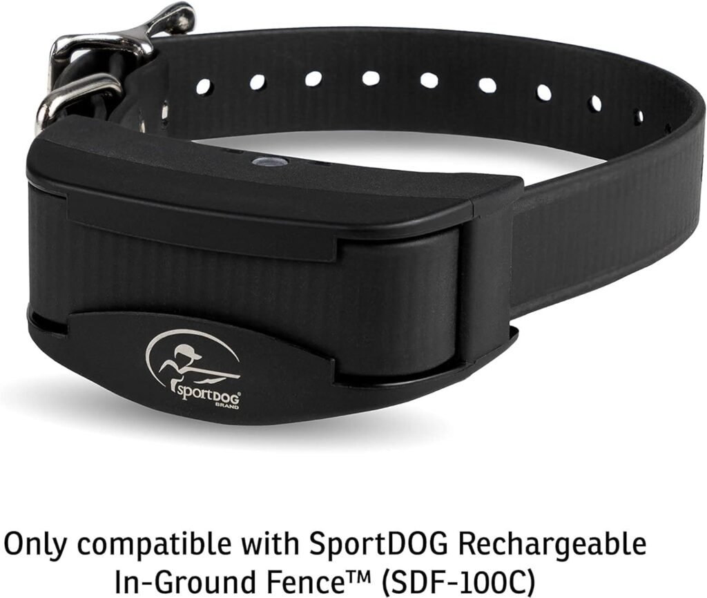 SportDOG Brand Rechargeable In-Ground Fence System - Waterproof, Rechargeable Collar with Tone, Vibrate, and Shock - Expandable to Contain Unlimited Dogs