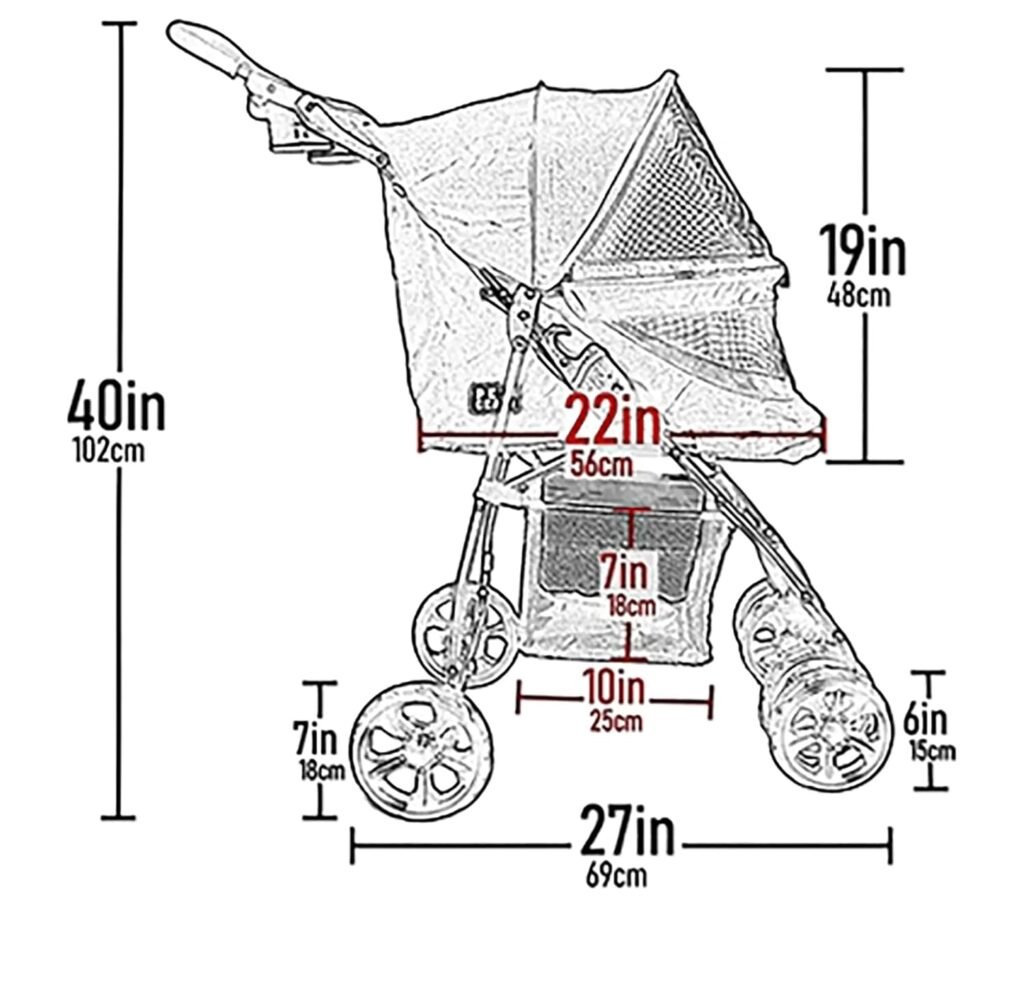 Pet Gear No-Zip Happy Trails Lite Pet Stroller for Cats/Dogs, Zipperless Entry, Easy Fold with Removable Liner, Safety Tether, Storage Basket + Cup Holder, Colors Pet Gear No-Zip Happy Trails Lite Pet Stroller for Cats/Dogs, Zipperless Entry, Easy Fold with Removable Liner, Safety Tether, Storage Basket + Cup Holder, Colors